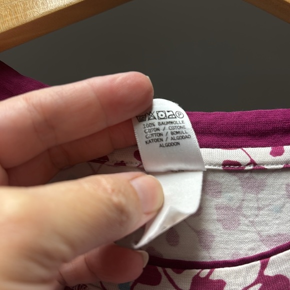 CALIDA Pink blueberry night shirt size Small - Picture 6 of 7